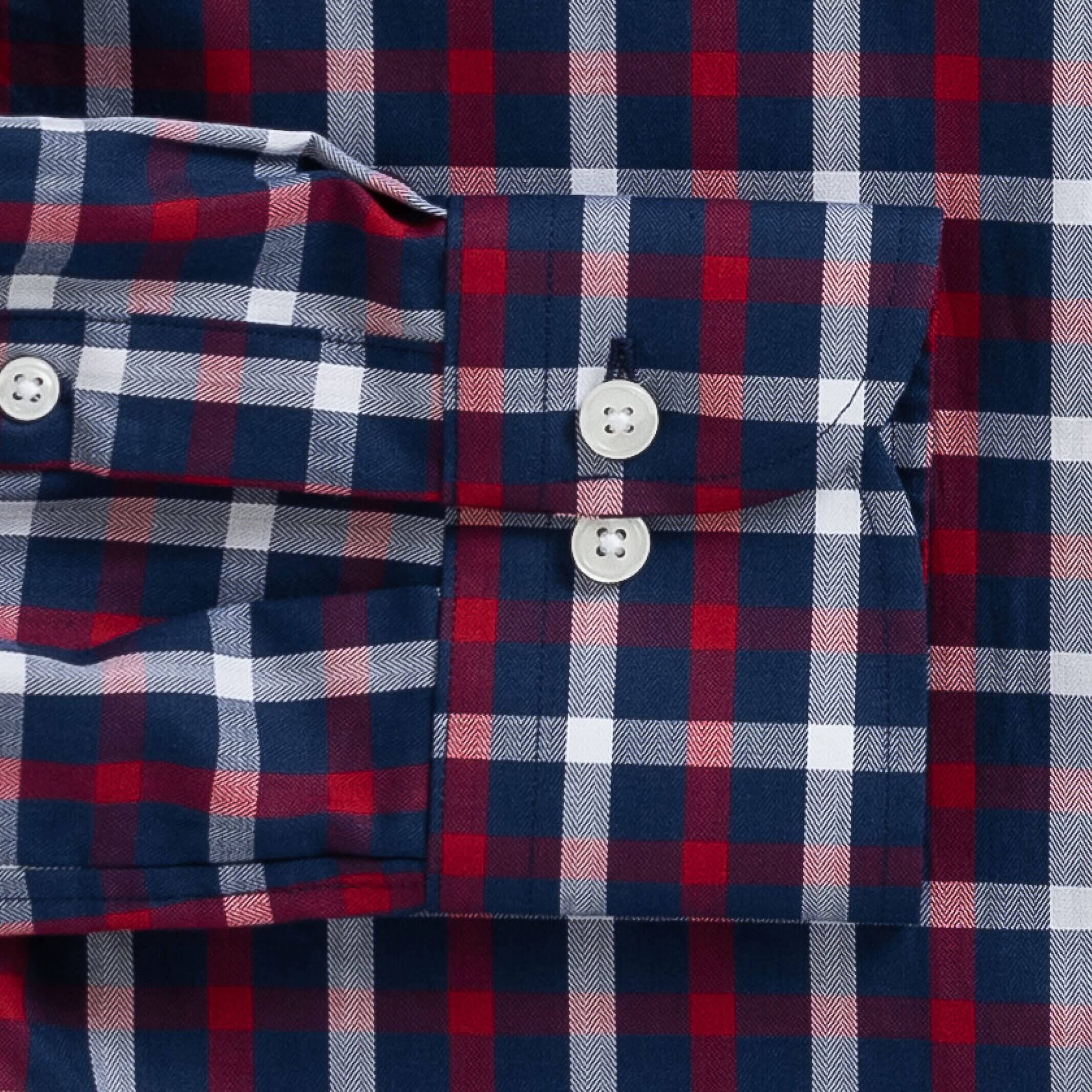 The Red Miller Check Custom Shirt Custom Casual Shirt- Ledbury