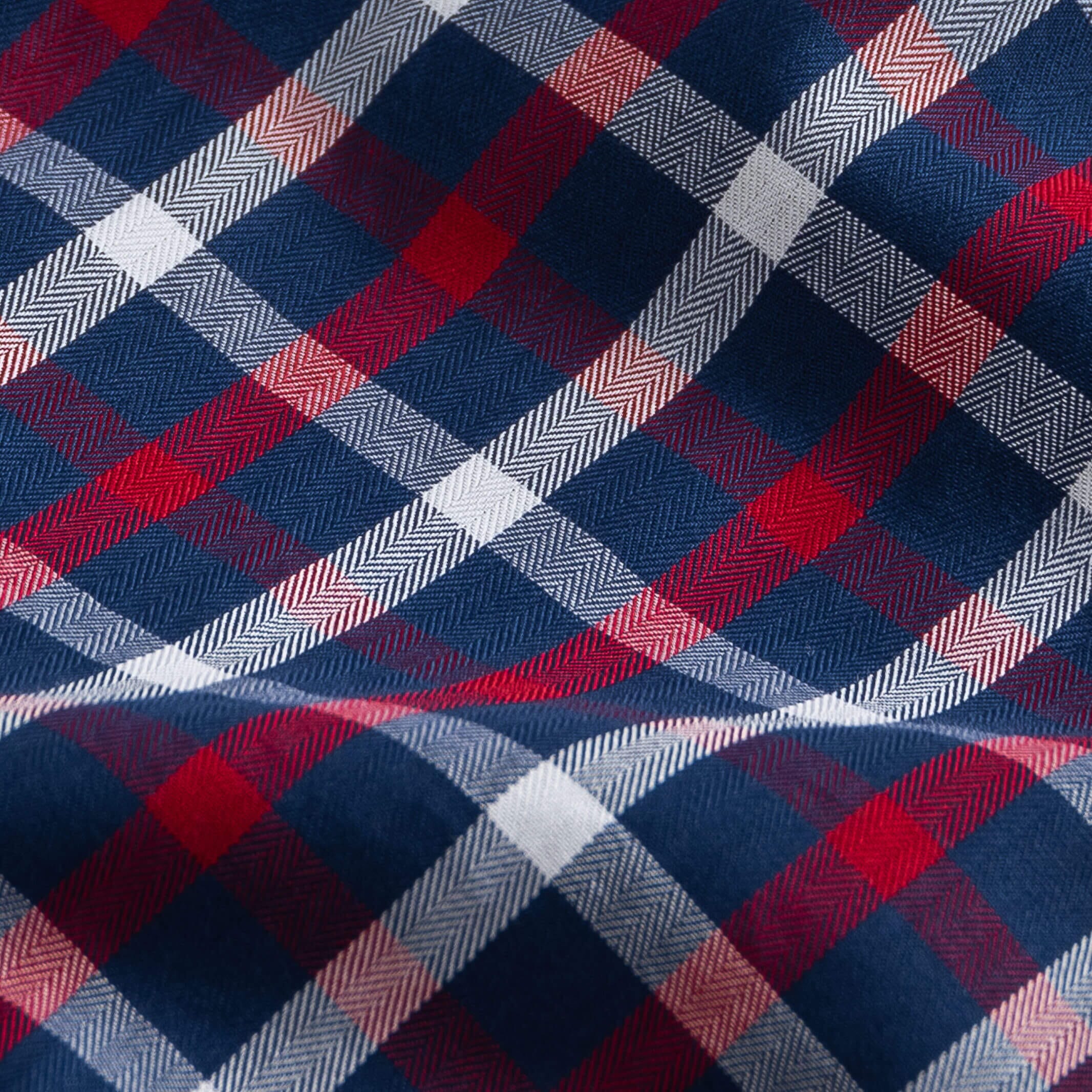 The Red Miller Check Custom Shirt Custom Casual Shirt- Ledbury