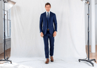 The White Fine Twill Mid-Spread Dress Shirt Dress Shirt- Ledbury