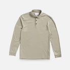 The Tan Arlon Knit Long Sleeve Custom Polo Custom Polo- Ledbury