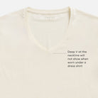 The Ecru V Neck Undershirt Custom Undershirt- Ledbury