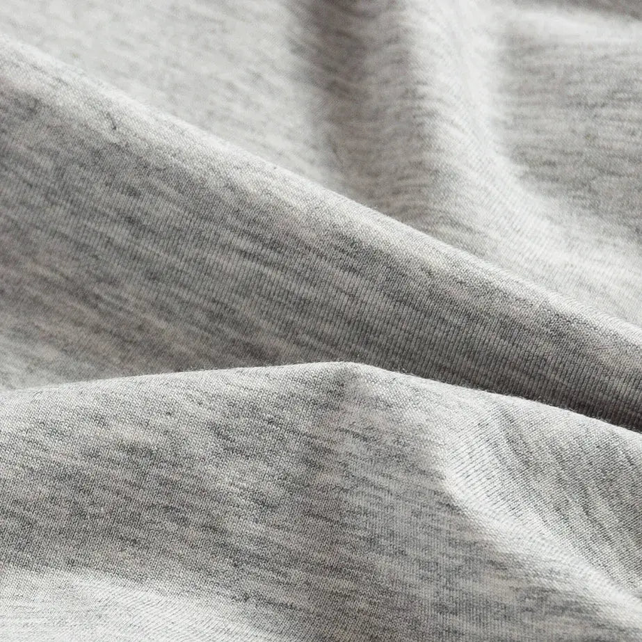 Ledbury Heather Grey V Neck Undershirt – fitted sleeves and longer stay-tucked hem