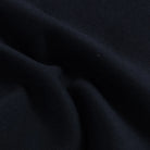 Ledbury Navy Crew Neck Sweatshirt – detail view, premium cotton terry cloth construction