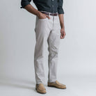 Ledbury Otter Franklin 5 Pocket Custom Pant — side view showing clean lines and tailored silhouette