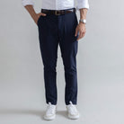 The Navy Performance Stretch Richmond Chino Custom Pant Custom Pant- Ledbury