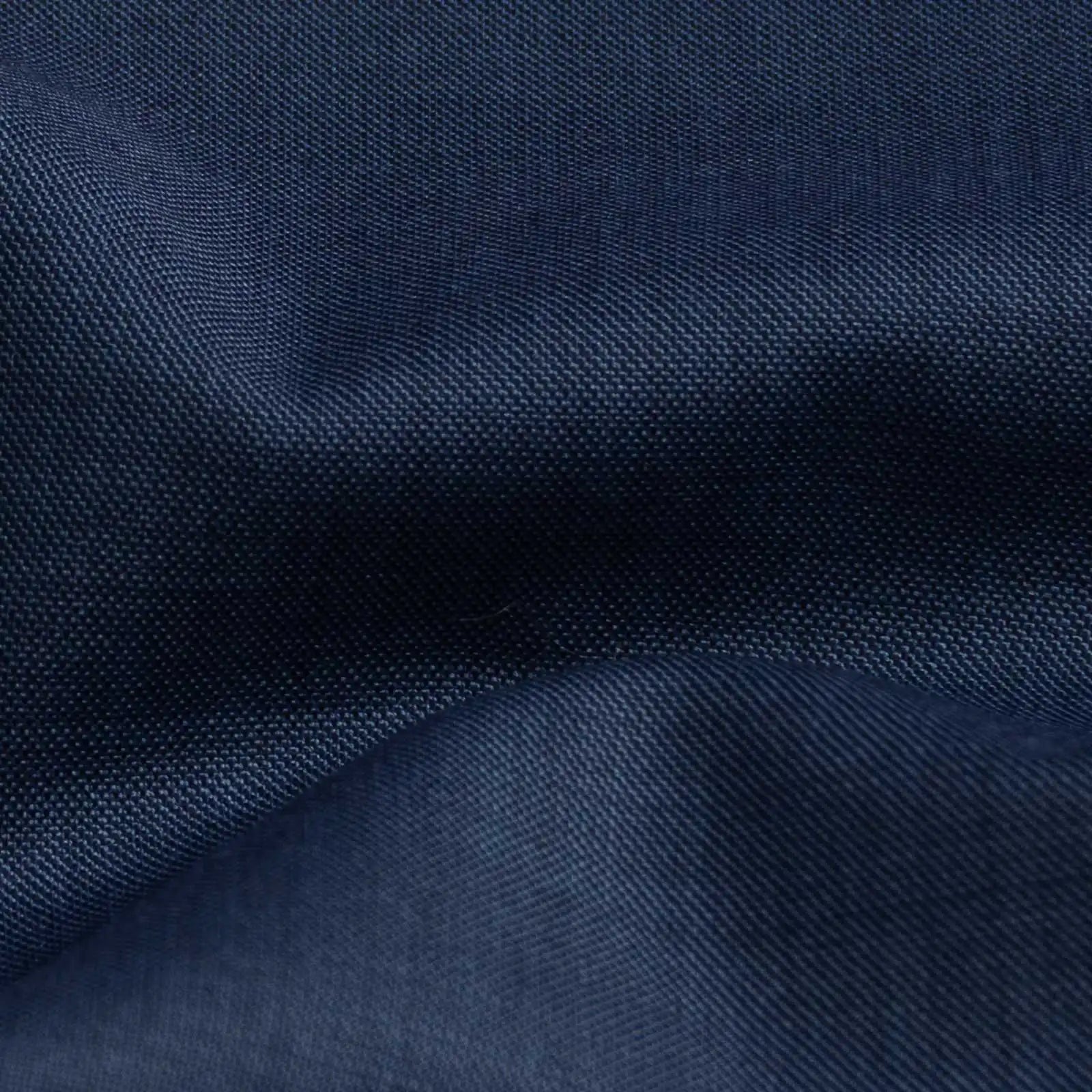 Ledbury Blue Richmond Custom Dress Pant — close-up of 100% wool dress pant twill fabric