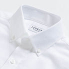 The White Mayfield Oxford Popover Custom Shirt Custom Casual Shirt- Ledbury