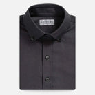The Steel Grey Mayfield Oxford Custom Shirt Custom Dress Shirt- Ledbury