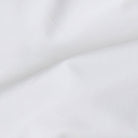 White fine twill fabric close-up - Ledbury King 80s 2-ply European-woven shirting