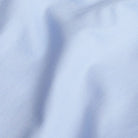 Light blue fine twill fabric close-up - Ledbury King 80s 2-ply European-woven shirting