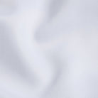 Non-iron fine twill fabric close-up - wrinkle-resistant white cotton texture