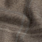 Portuguese flannel fabric in soft brown - brushed cotton twill texture