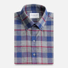 The Grey Lamont Plaid Custom Shirt Custom Casual Shirt- Ledbury