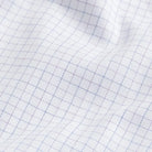 Violet Singer check dress shirt fit and drape