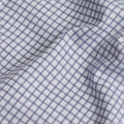 The Navy Blue Owen Check Custom Shirt Custom Dress Shirt- Ledbury