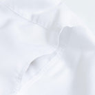 White Tulu fishing shirt back detail with shoulder vents - Ledbury moisture-wicking fabric