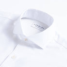 White Tulu fishing shirt collar detail 