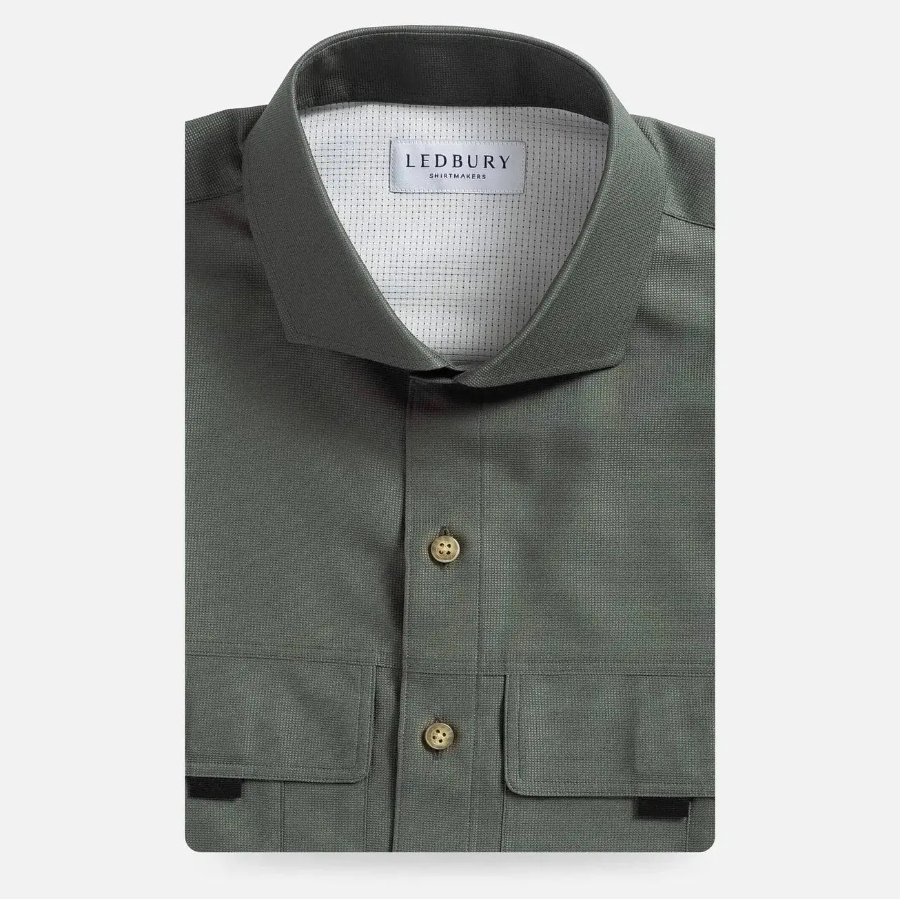 The Olive Tulu Custom Fishing Shirt Custom Casual Shirt- Ledbury