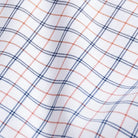 Journey Flex windowpane dress shirt fabric close-up - wrinkle-resistant performance material