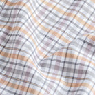 The Autumn Orange Journey Flex Performance Check Custom Shirt Custom Dress Shirt- Ledbury