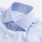 Custom dress shirt collar detail - Journey Flex performance fabric construction