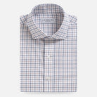 Sienna check Journey Flex wrinkle-free dress shirt - custom fit performance fabric for men