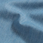 Blue Nelson chambray fabric close-up - faux indigo dye texture