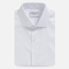 White dress shirt flat lay - Signature fine twill custom fit