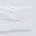 White shirt sleeve and cuff - double button barrel cuff dress shirt
