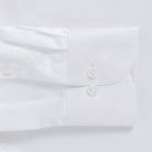 White shirt sleeve and cuff detail - Signature fine twill dress shirt
