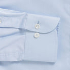 Light blue shirt sleeve and cuff - double button barrel cuff dress shirt