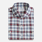 The Vintage Red Gibbons Tattersall Custom Shirt Custom Casual Shirt- Ledbury