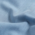 The Bay Blue Malone Washed Twill Custom Shirt Custom Casual Shirt- Ledbury