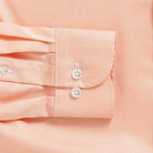 The Orange Hutchins Herringbone Custom Shirt Custom Dress Shirt- Ledbury