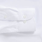 White dress shirt sleeve and cuff detail - double button barrel cuff