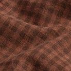 The Baked Clay Briese Linen Cotton Gingham Custom Shirt Custom Casual Shirt- Ledbury