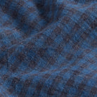 The Blue Briese Linen Cotton Gingham Custom Shirt Custom Casual Shirt- Ledbury