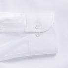 The White Elden Dobby Non Iron Custom Shirt Custom Dress Shirt- Ledbury