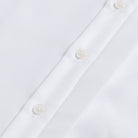 The White Elden Dobby Non Iron Covered Placket Custom Tuxedo Shirt Custom Dress Shirt- Ledbury