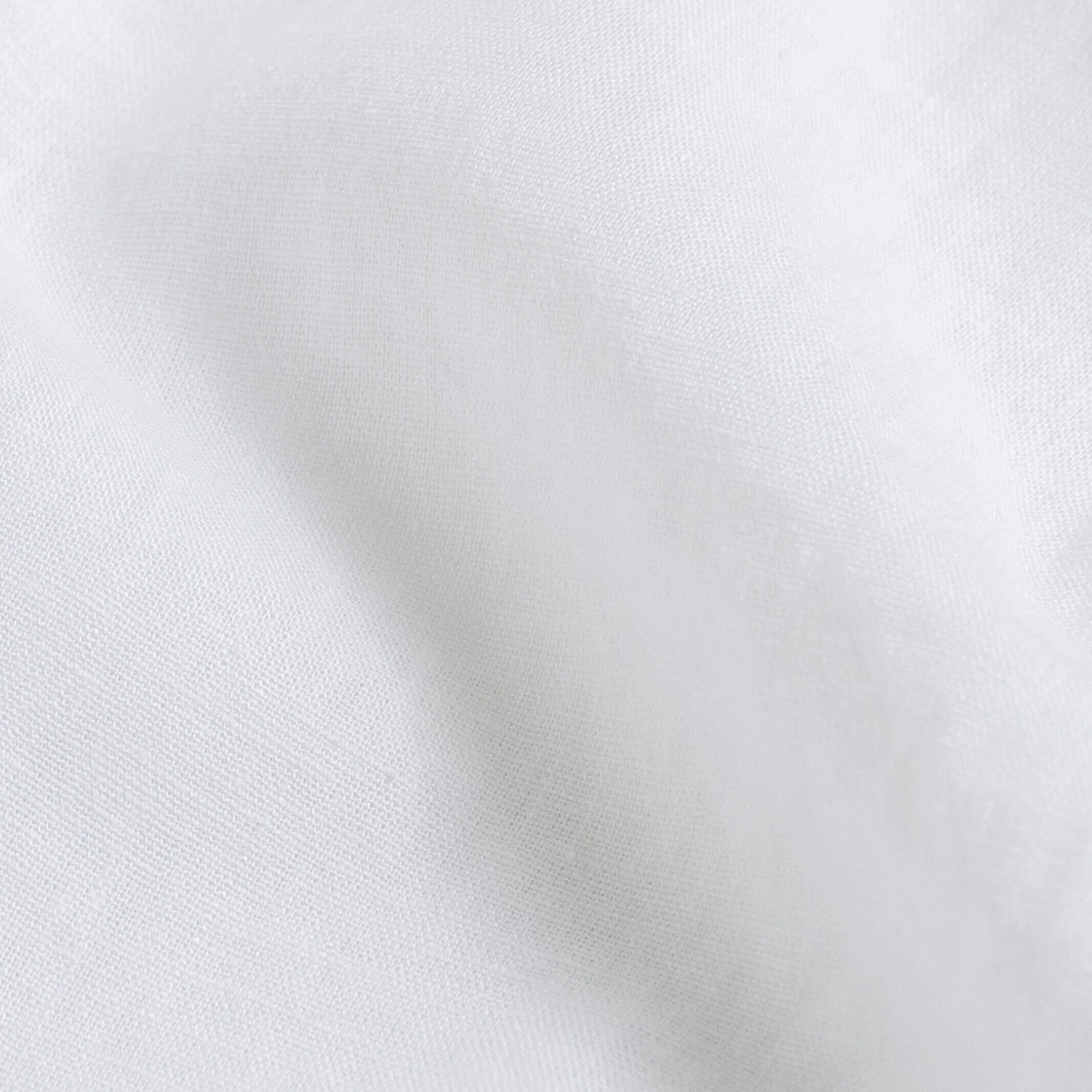 White linen viscose fabric close-up - 55% linen 45% viscose Barlotta texture