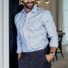 The Brown Carrington Non Iron Twill Custom Shirt Custom Dress Shirt- Ledbury