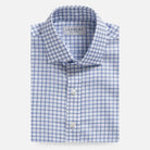 Powder blue dress shirt with Comfort Stretch fabric - Ledbury Bateman custom fit shirt