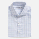 The Light Blue Corbly Comfort Stretch Custom Shirt Custom Dress Shirt- Ledbury