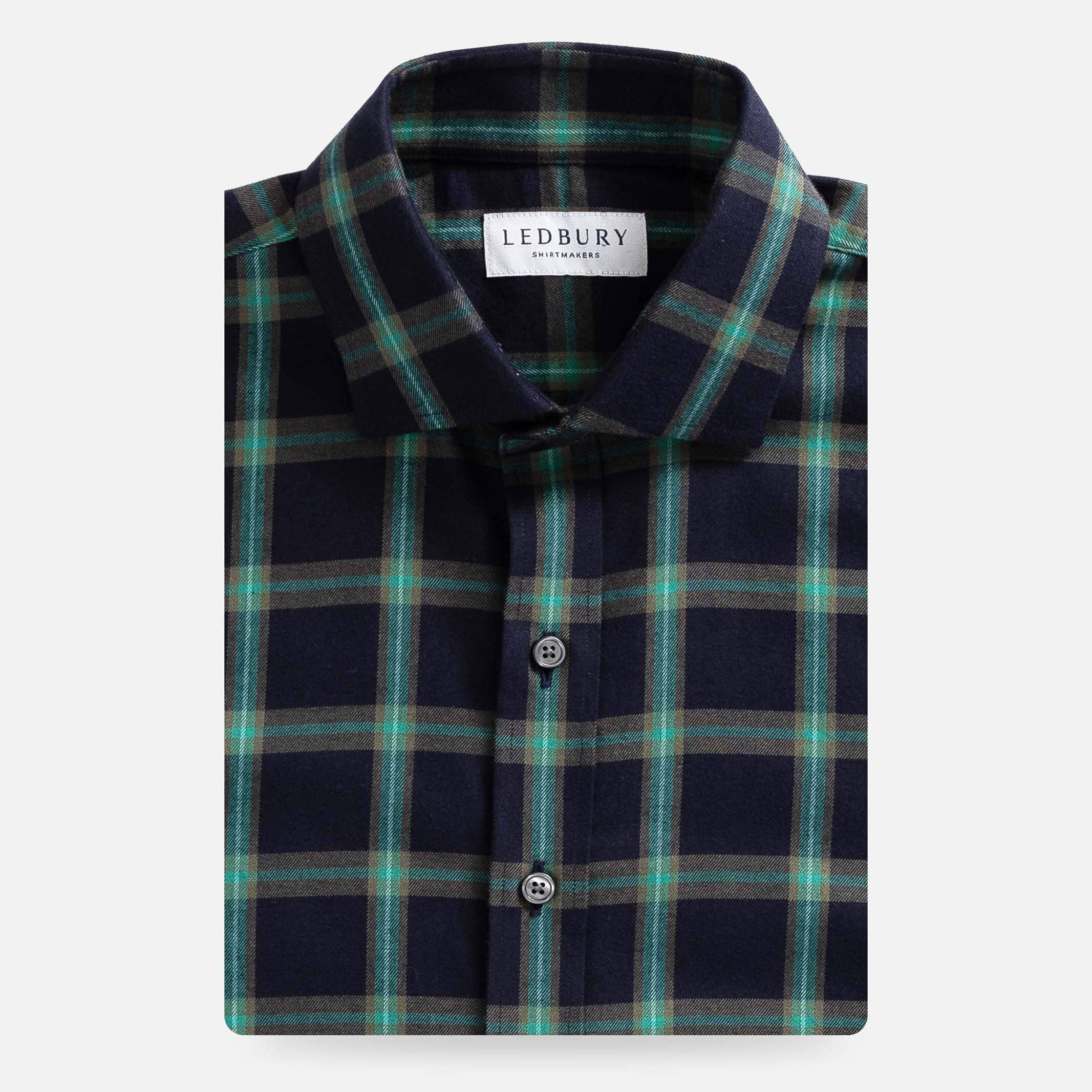The Juniper Woodly Plaid Custom Shirt Custom Casual Shirt- Ledbury