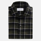 The Evergreen Arnold Flannel Custom Shirt Custom Casual Shirt- Ledbury