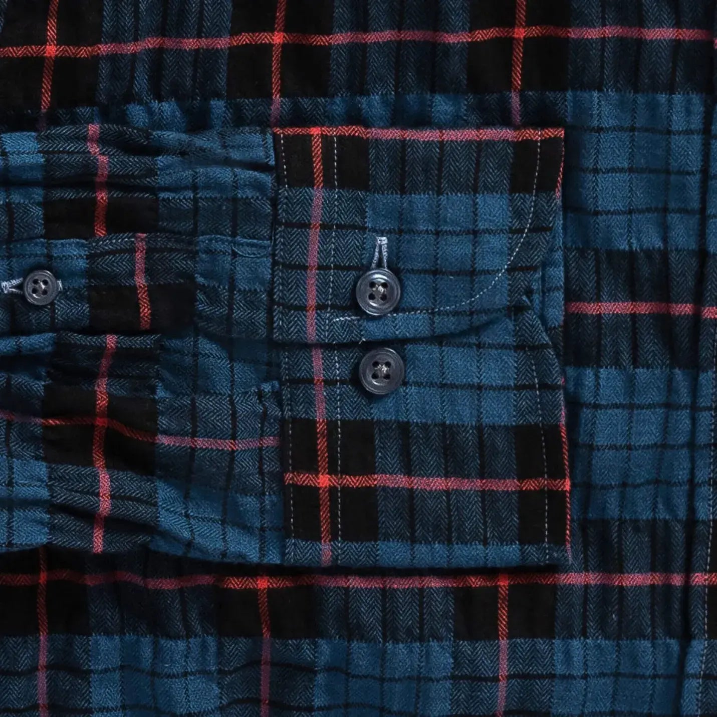 The Blue Brooks Brushed Herringbone Custom Shirt Custom Casual Shirt- Ledbury