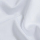 White Thompson comfort stretch twill dress shirt fabric detail close-up