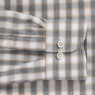 The Grey Heather Levine Brushed Cotton Custom Shirt Custom Casual Shirt- Ledbury