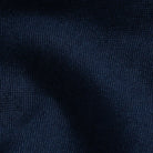 Indigo Lisden denim shirt fabric close-up - natural indigo dobby weave