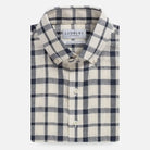 Ledbury Ivory Albiate Fletcher Windowpane shirt — front view